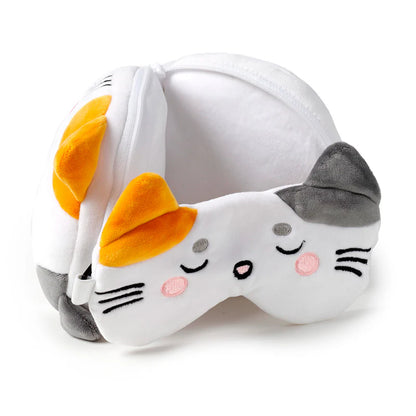 Kids Travel Pillow & Eye Mask - Lola the Cat