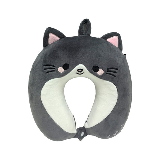 Memory Foam Travel Pillow - Cat