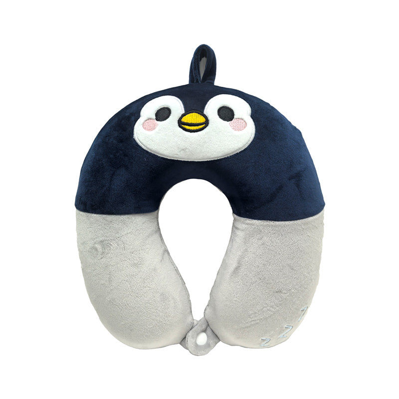 Memory Foam Travel Pillow - Penguin