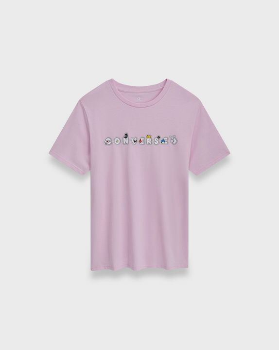 HELLO KITTY STICKER TEE NEW FOUND BLOOM