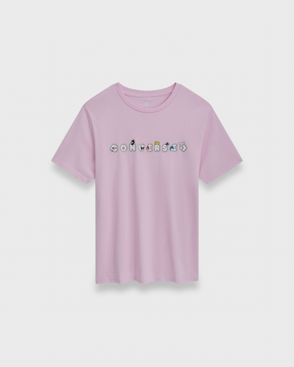 HELLO KITTY STICKER TEE NEW FOUND BLOOM