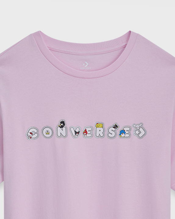 HELLO KITTY STICKER TEE NEW FOUND BLOOM