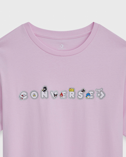 HELLO KITTY STICKER TEE NEW FOUND BLOOM