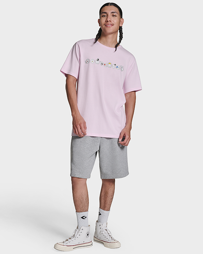 HELLO KITTY STICKER TEE NEW FOUND BLOOM