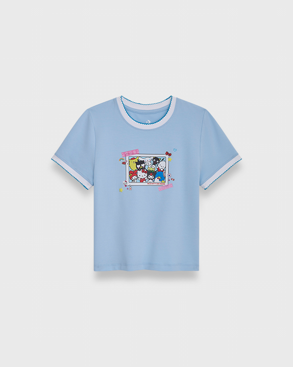 HELLO KITTY BABY TEE CLEAR SKIES