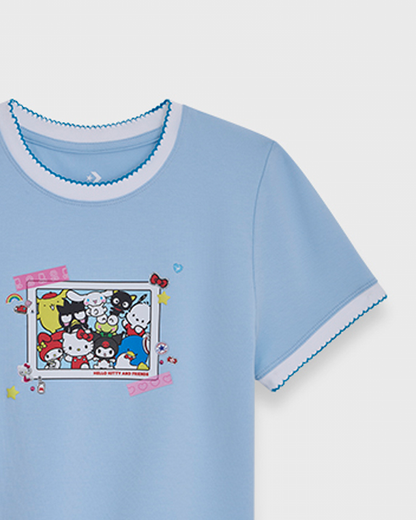 HELLO KITTY BABY TEE CLEAR SKIES