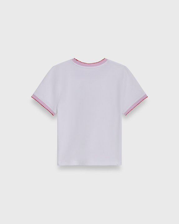 HELLO KITTY BABY TEE WHITE