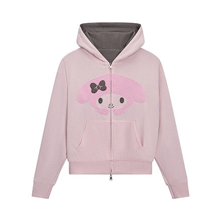 HELLO KITTY HOODIE PLUM KITTEN/PINK