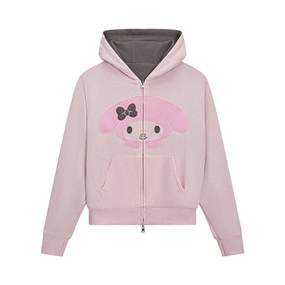 HELLO KITTY HOODIE PLUM KITTEN/PINK