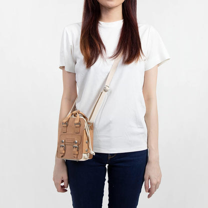 MACAROON TINY BUCKET ORGANIC COTTON SERIES BEIGE