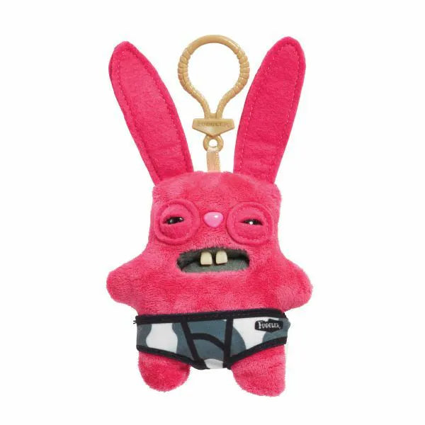 FUGGLER KEY RINGS S4- RABID RABBIT (PINK)