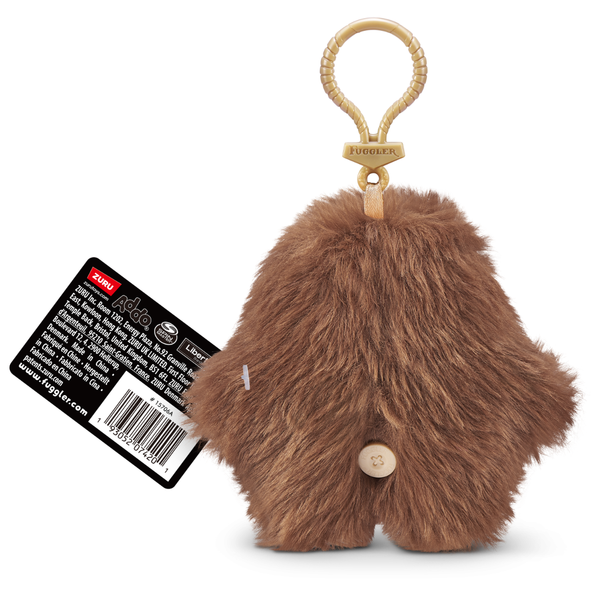 FUGGLER KEY RING S5-HEDGE GROG(BROWN)