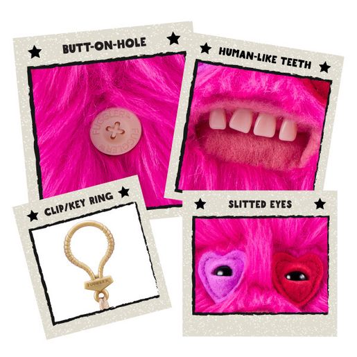 FUGGLER KEY RING S5-CARDIAC CREEPER(PINK)