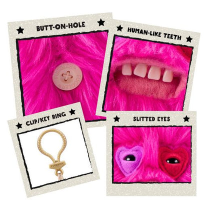 FUGGLER KEY RING S5-CARDIAC CREEPER(PINK)