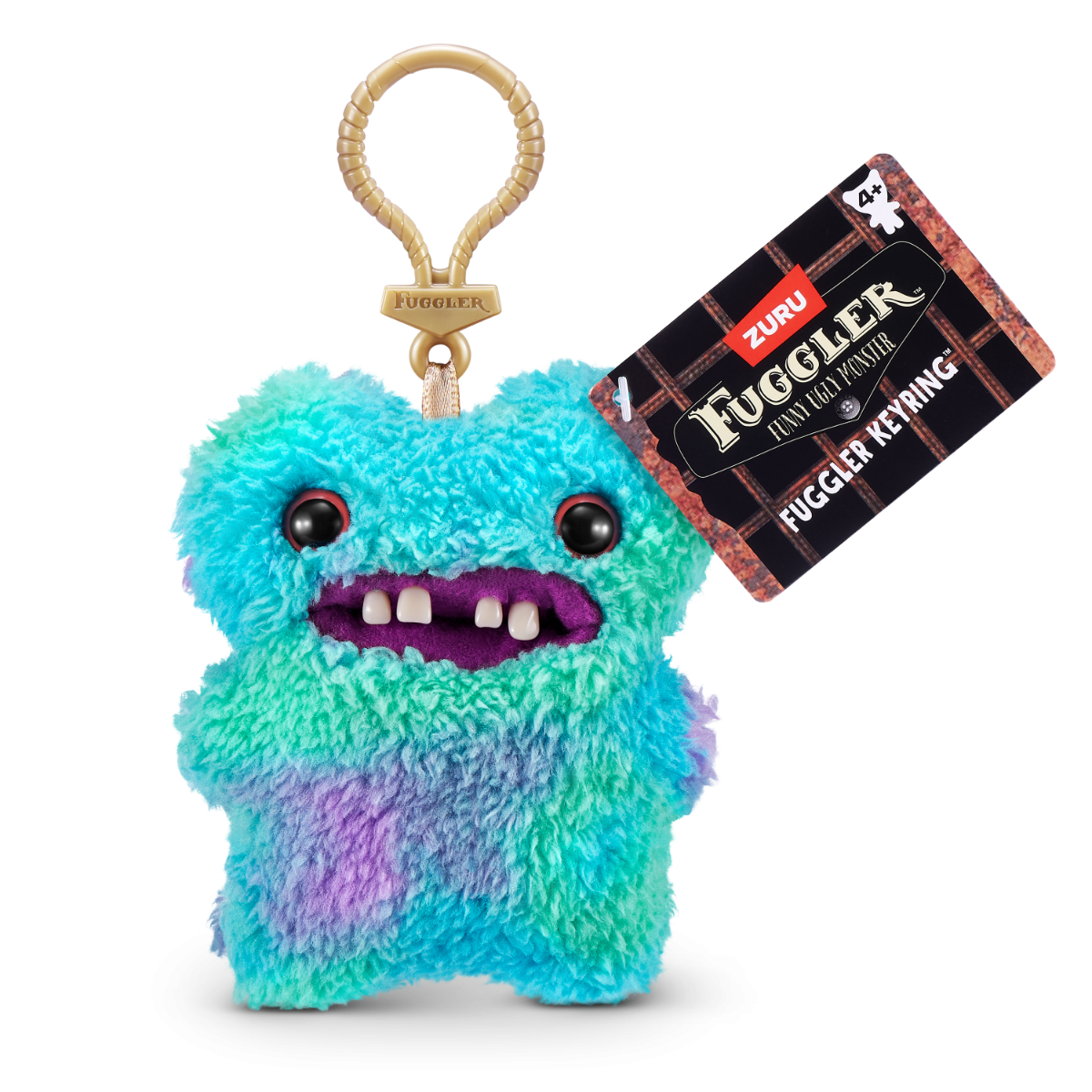 FUGGLER KEY RINGS S3- GAPTOOTH MCGOO 
(MULTI) 