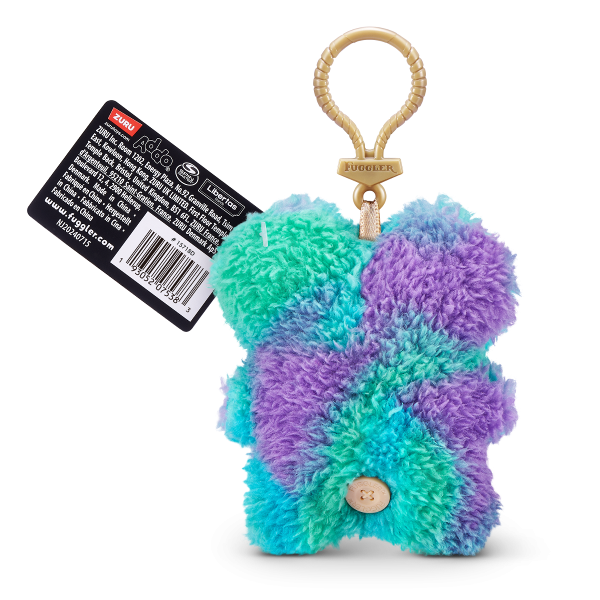 FUGGLER KEY RINGS S3- GAPTOOTH MCGOO 
(MULTI) 