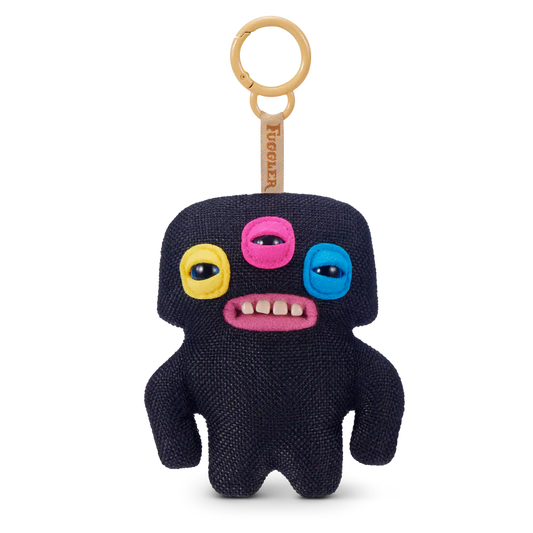 FUGGLER KEY RING S6-ANNOYED ALIEN(BLACK)