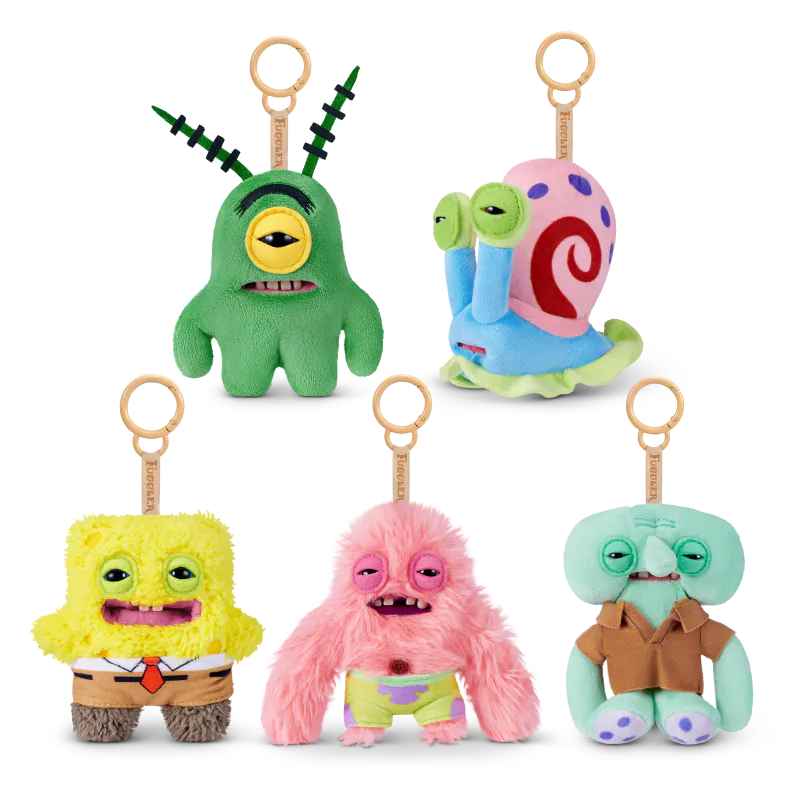 SPONGEBOB FUGGLER KEY RING- GARY THE SNAIL