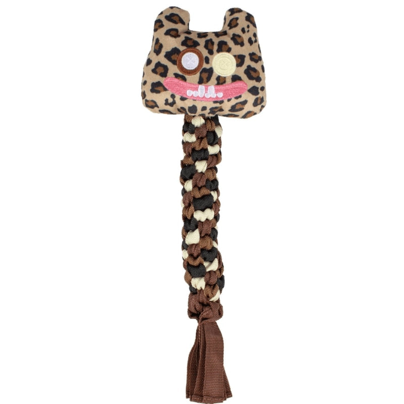 FUGGLER DOG ROPE TUG TOY (LEOPARD)