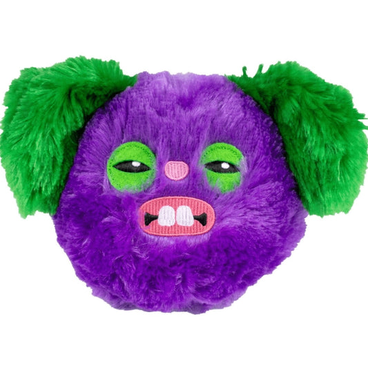 FUGGLER DOG SQUEAKY BALL TOY (PURPLE)