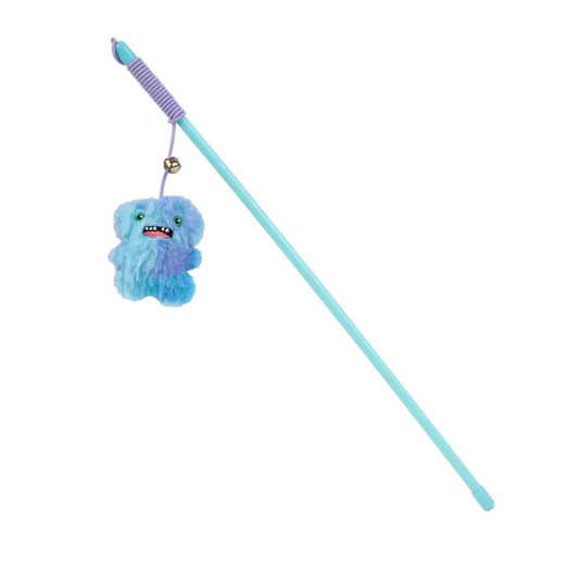 FUGGLER CAT TEASER TOY(BLUE)