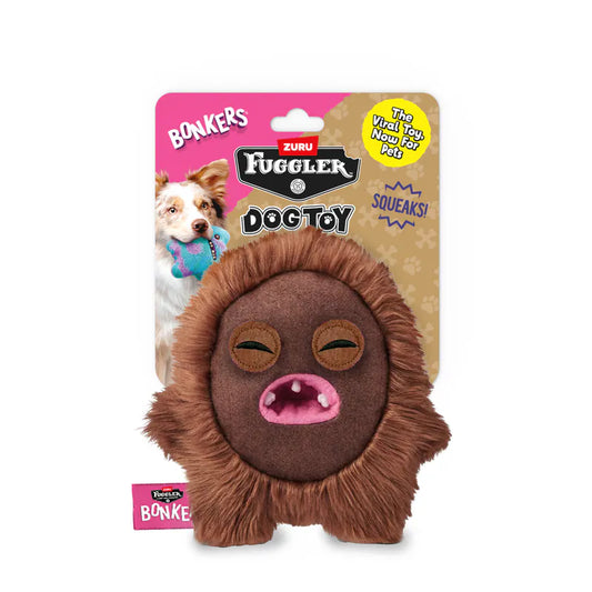 FUGGLERS PET TOYS-HEDGE GROG(BROWN)