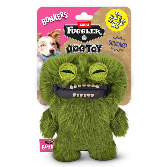 FUGGLERS PET TOYS-UNDEROO MCGOO(GREEN)