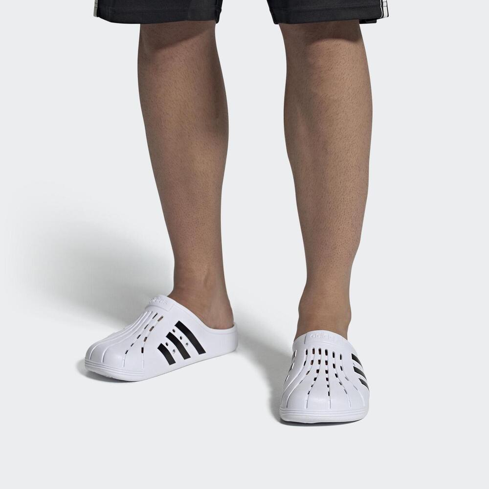 ADILETTE CLOG (FTWR WHITE)