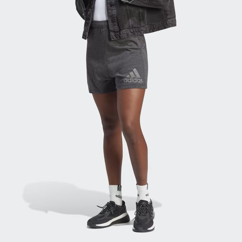 W WINRS SHORT (BLACK MELANGE)
