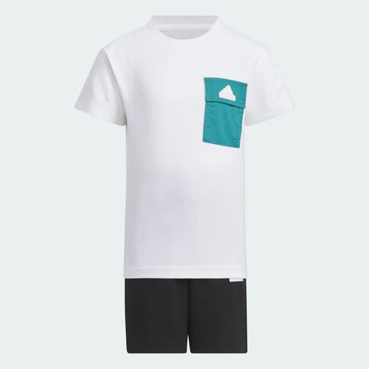 LB  TEE KN SET (WHITE)