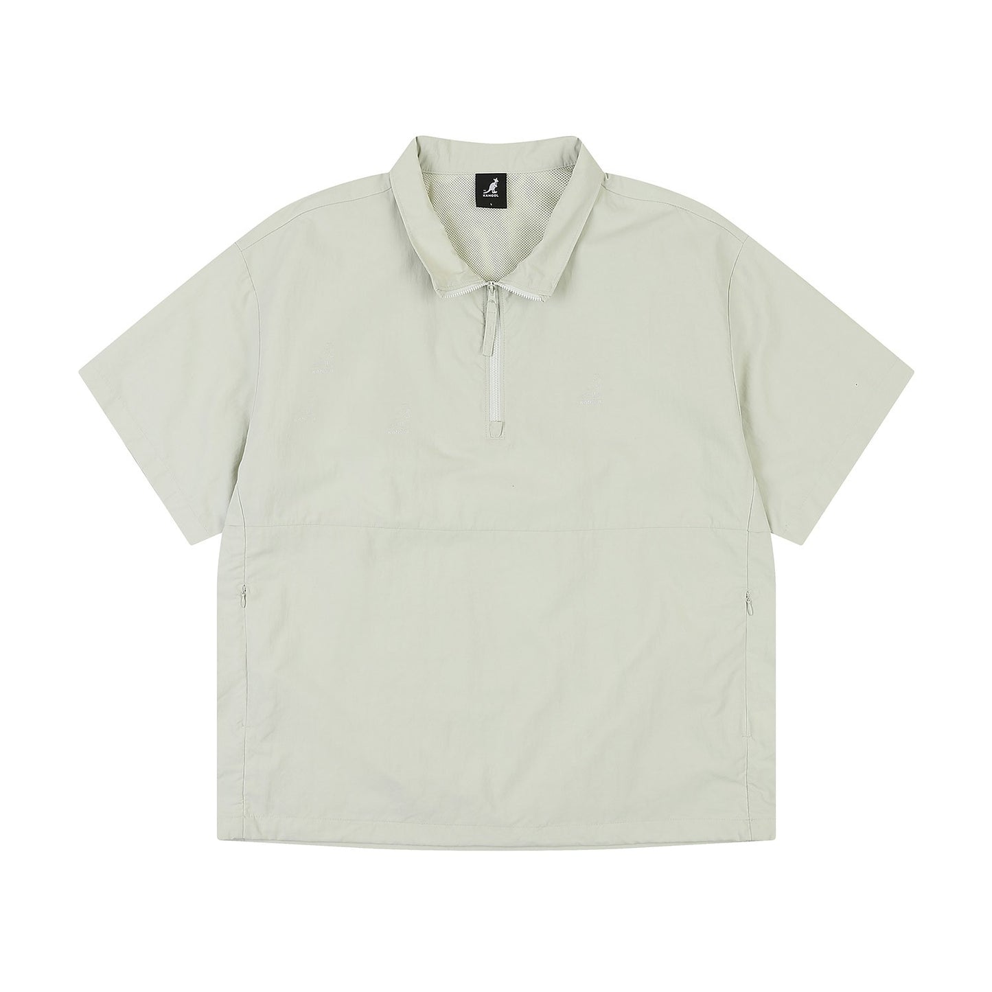 Short Sleeve Stand-neck Anorak