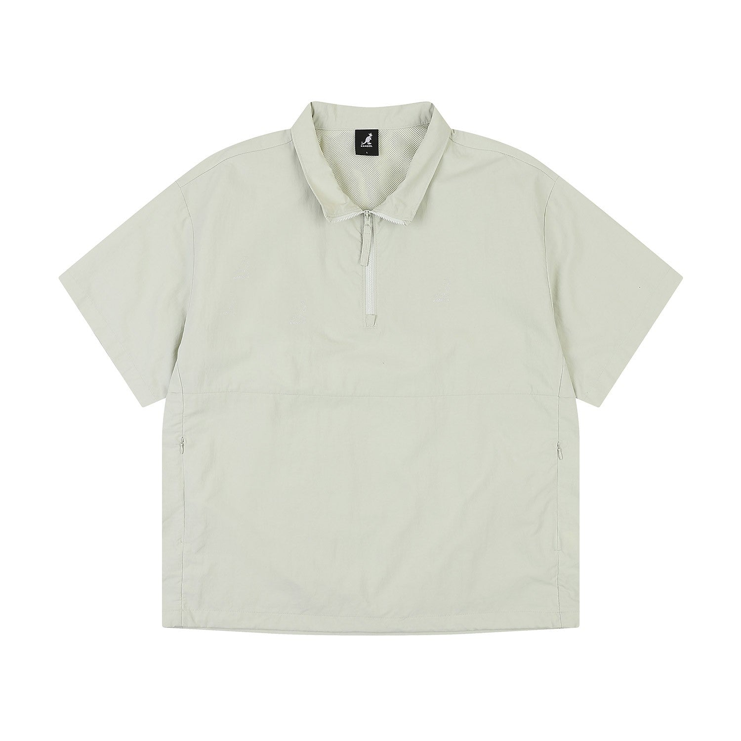 Short Sleeve Stand-neck Anorak