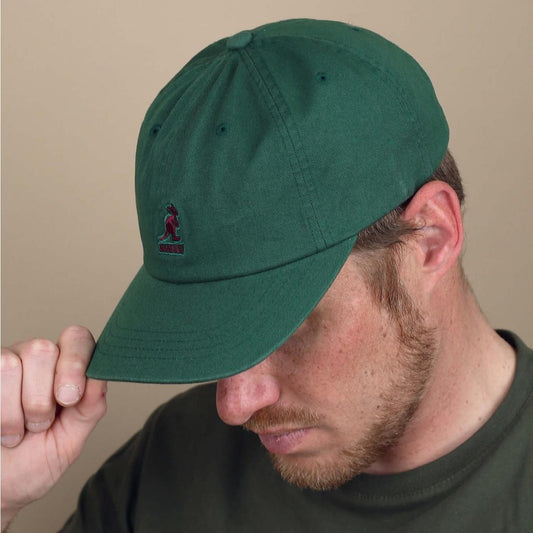 Washed Baseball_OIL GREEN