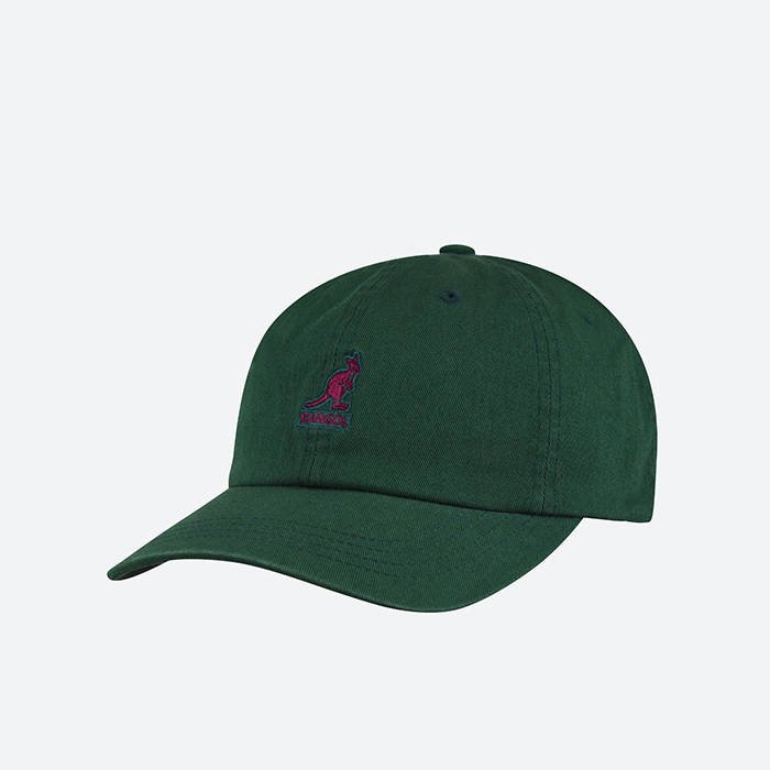 Washed Baseball_OIL GREEN