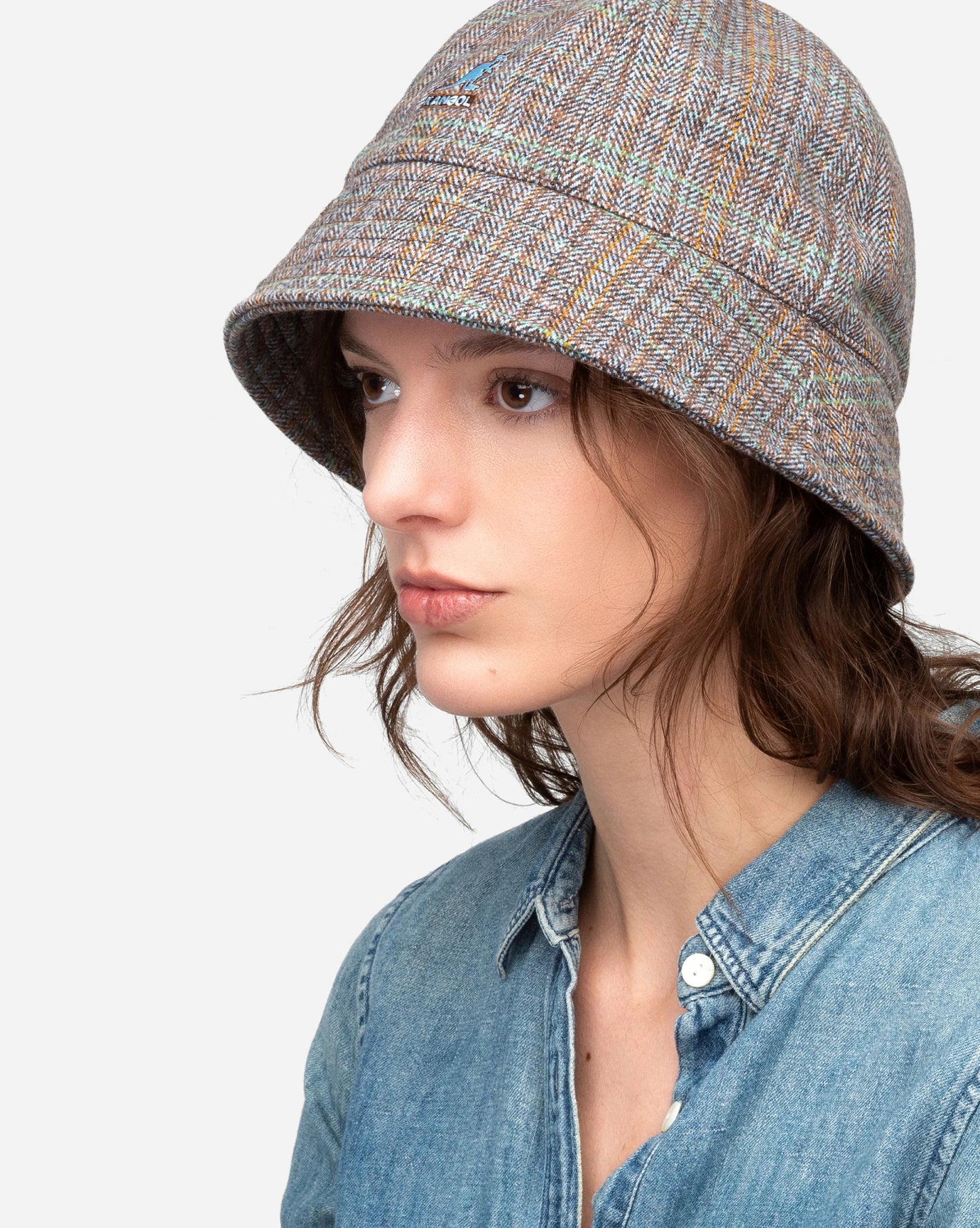 WARPED HERRINGBONE DOME HAT