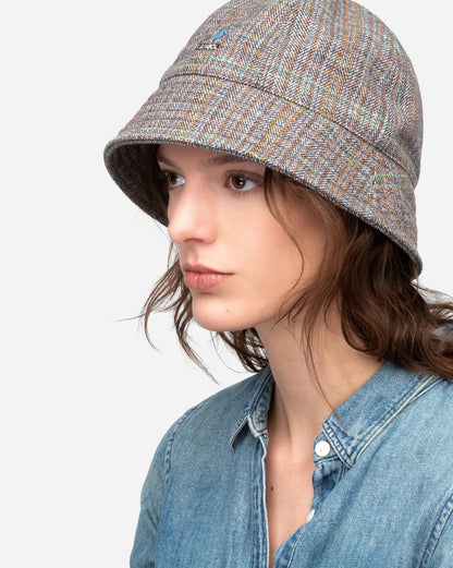 WARPED HERRINGBONE DOME HAT