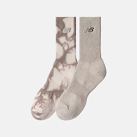 Ribbed Cuff Mid Calf Socks 2 P