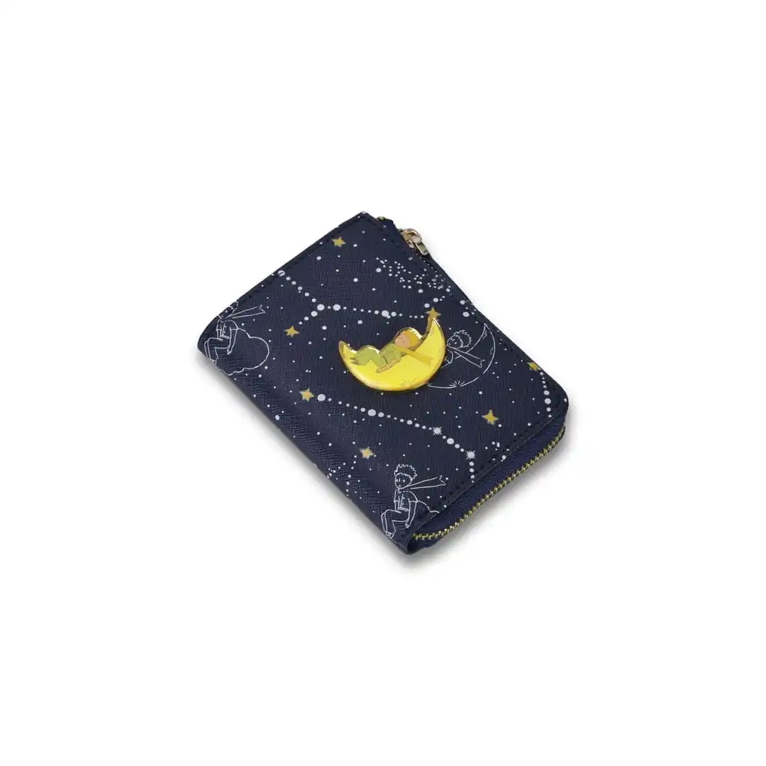 小王子80週年星塵夜空系列 – 真皮拉鍊短銀包
