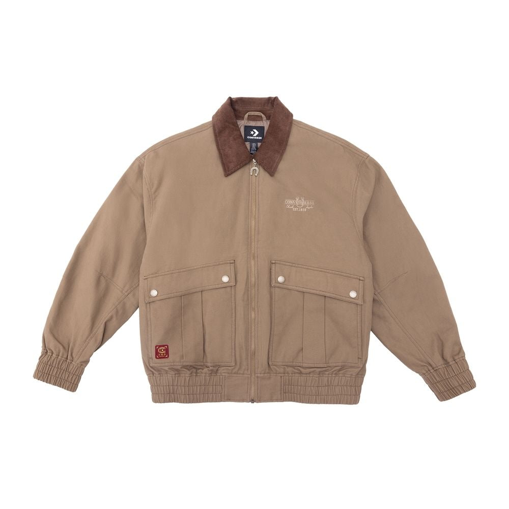 YOTH SUEDE PADDED JKT ENGINE SMOKE