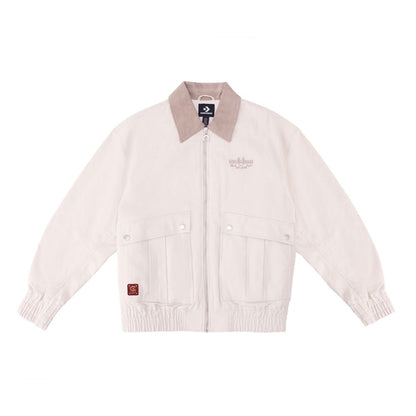 YOTH SUEDE PADDED JKT CLASSIC ECRU