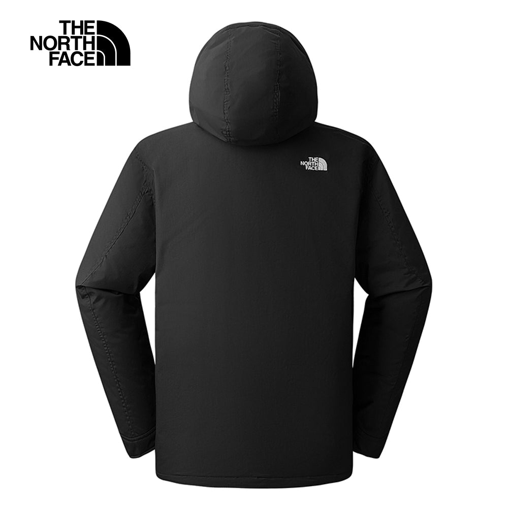 Men's Black DWR Waterproof Warm Hooded Down Jacket