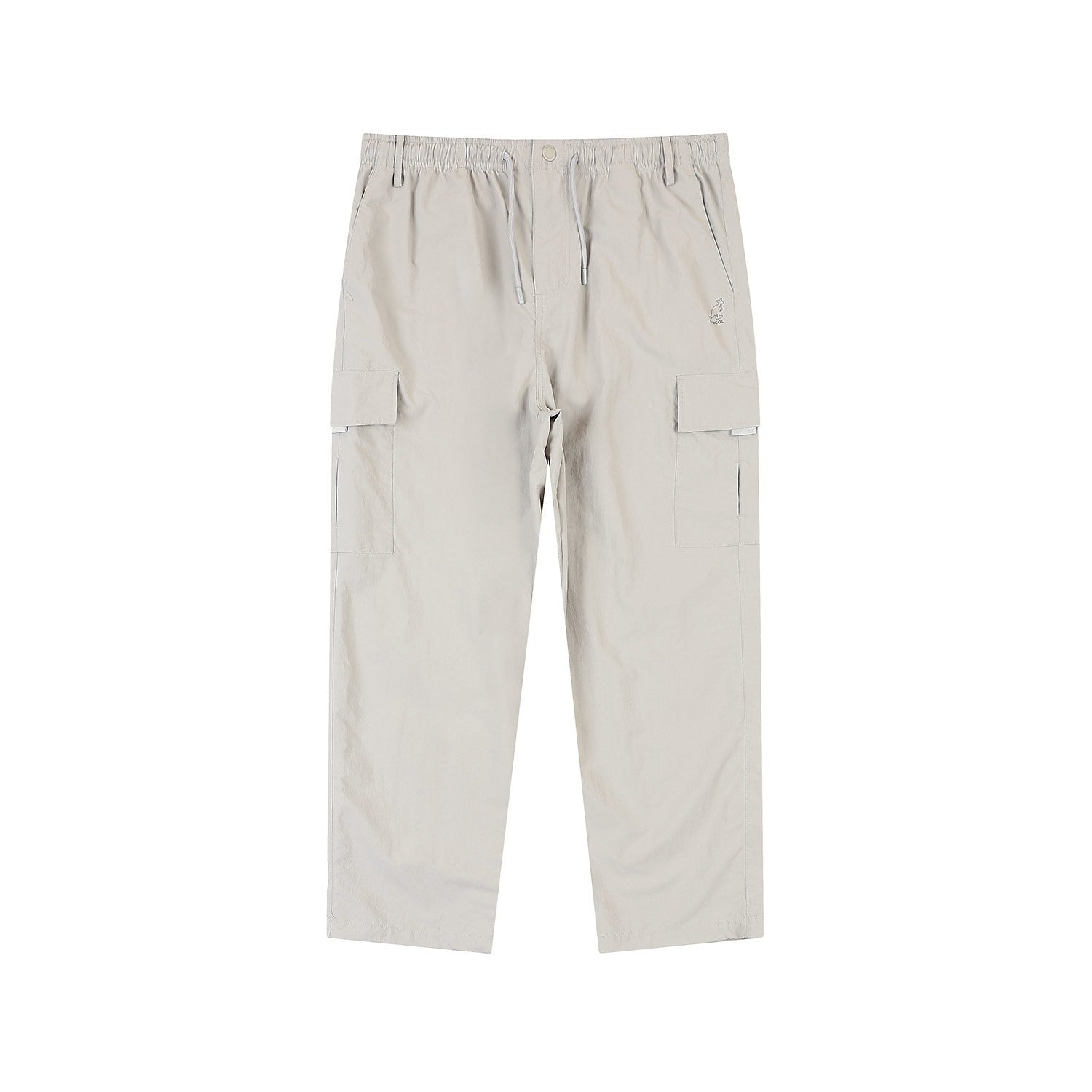 Nylon Wide Cargo Pants