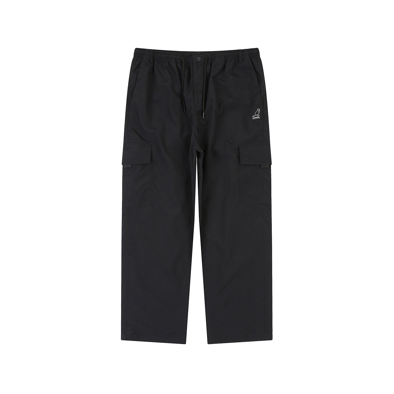 Nylon Wide Cargo Pants