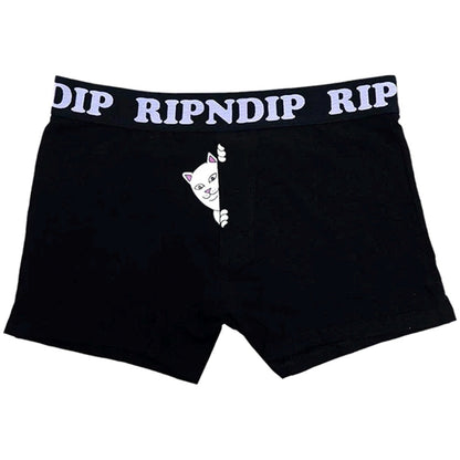 PEEK A NERMAL BOXERS (BLACK)