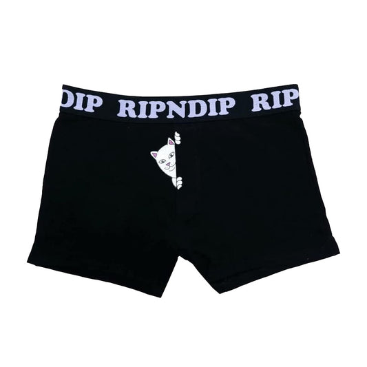 PEEK A NERMAL BOXERS (BLACK)