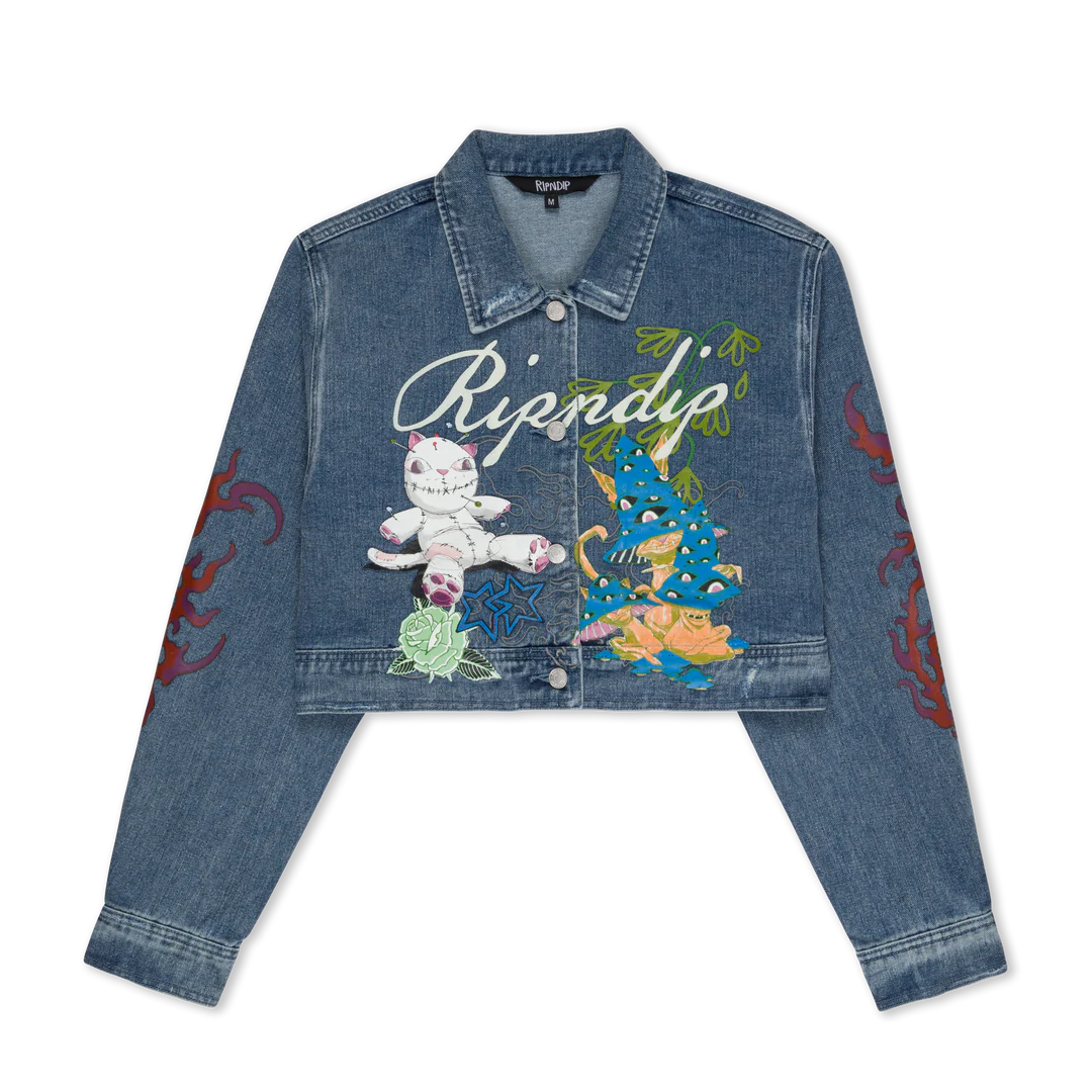 TRAVIS CROPPED DENIM JACKET