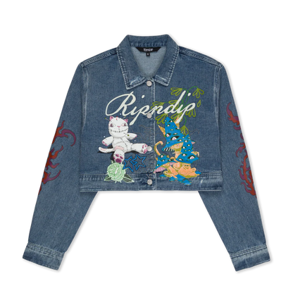 TRAVIS CROPPED DENIM JACKET