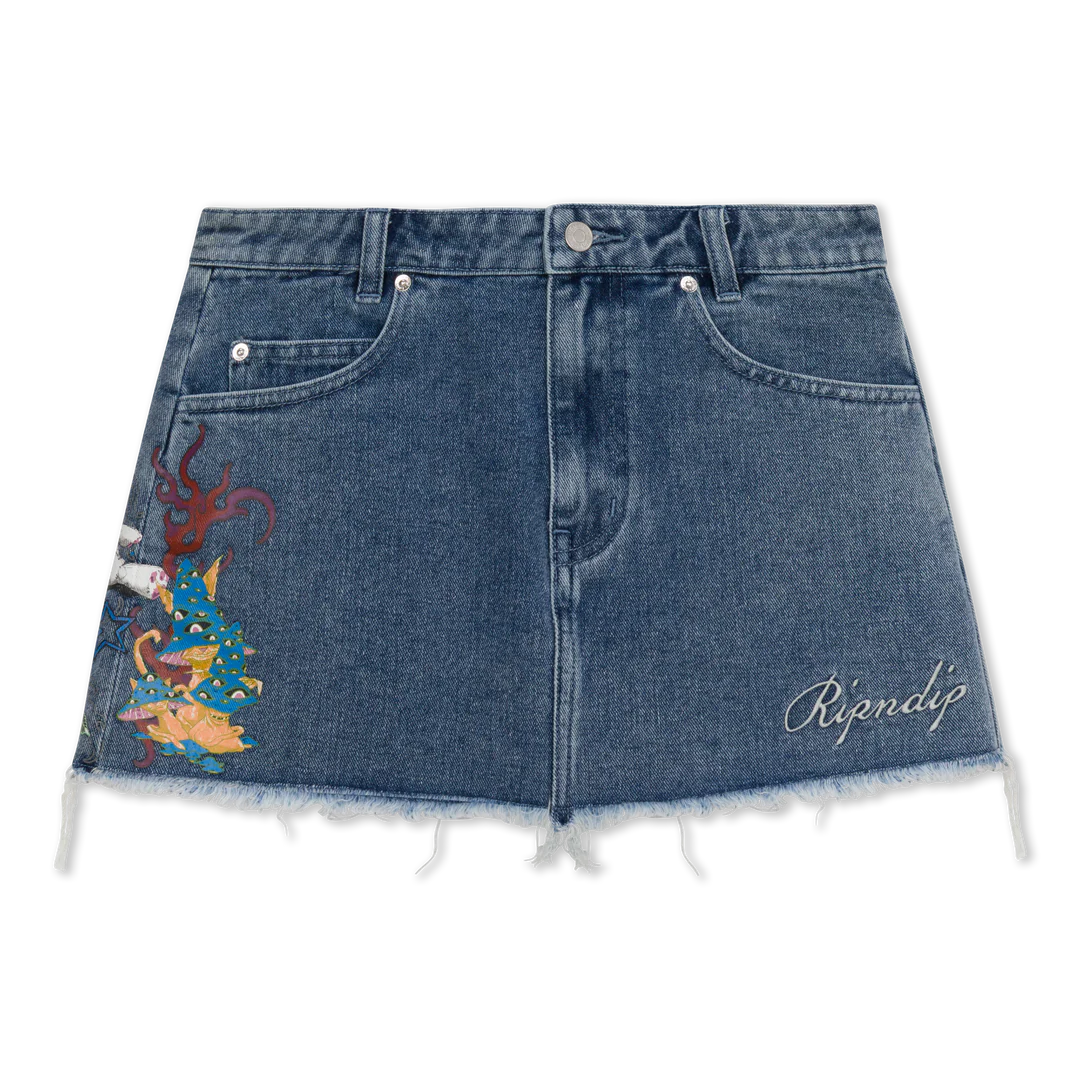 TRAVIS DENIM SKIRT