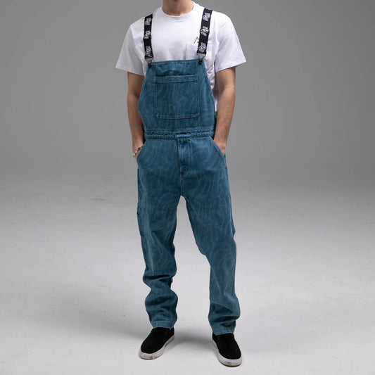 WILSHIRE DENIM OVERALLS (MEDIUM WASH)