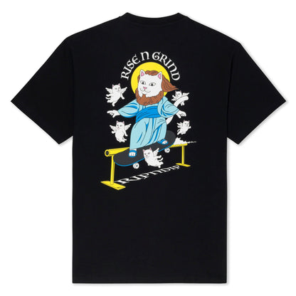 RISE N GRIND TEE (BLACK)